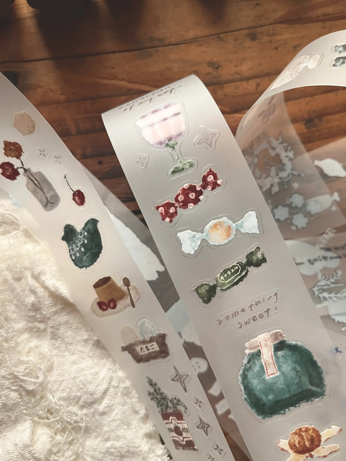 Breezy Studio Kiss-Cut PET Tape Stickers – Little Days (3.5 cm x 100 cm)