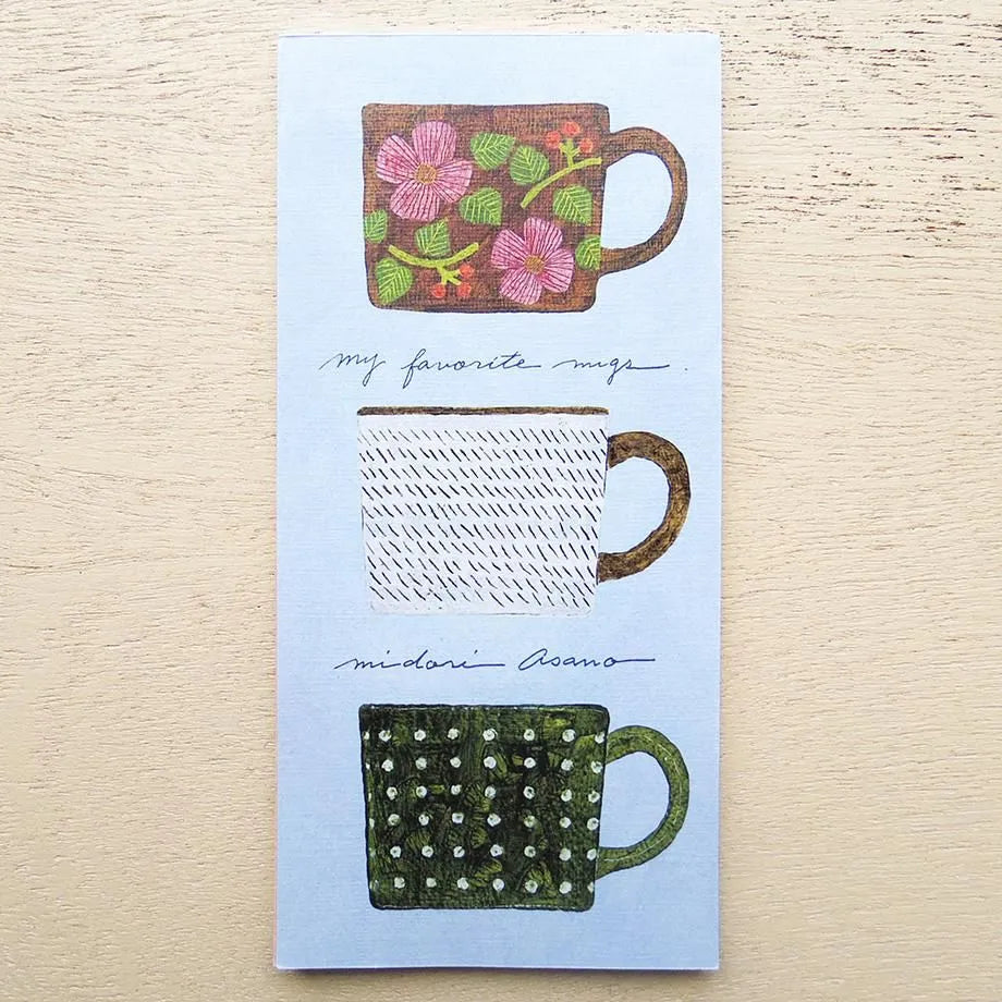 Cozyca x Midori Asano Small Letter Pad - My Favorite Mugs