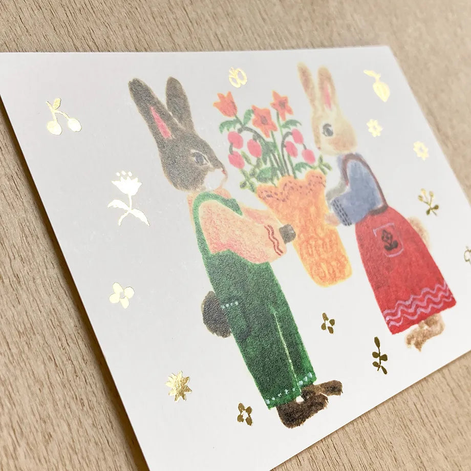 Cozyca x Aiko Fukawa Foil-Stamped Postcards (5 Designs)