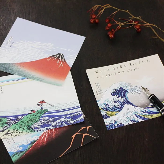 Cozyca Block Memo - Hokusai: Thirty-Six Views of Mount Fuji