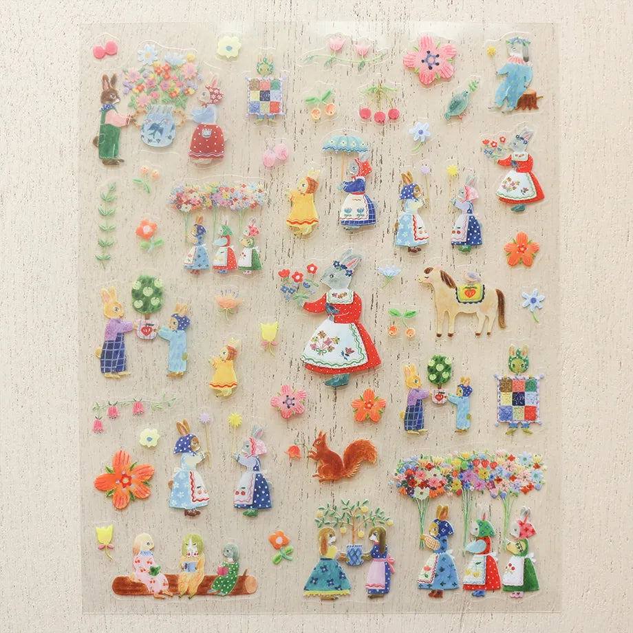 Cozyca x Aiko Fukawa Sticker Sheet – Rabbit Garden