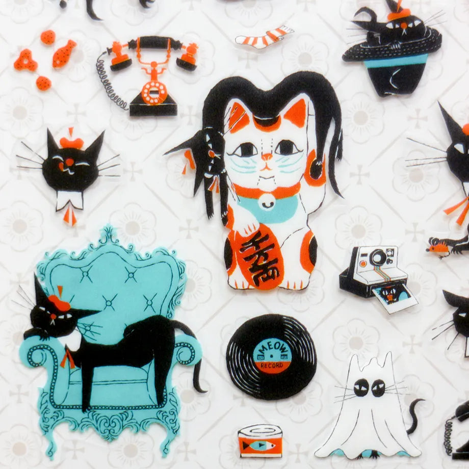 Cozyca x Kuroneko Isho Sticker Sheet - Robin-chan Together Vol. 1