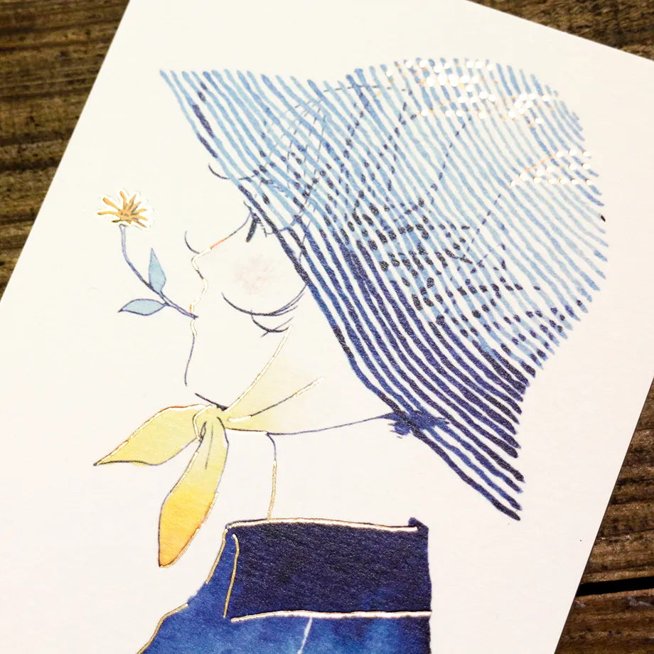 Cozyca x Sayuri Fujimaki Foil-Stamped Postcards (5 Designs)