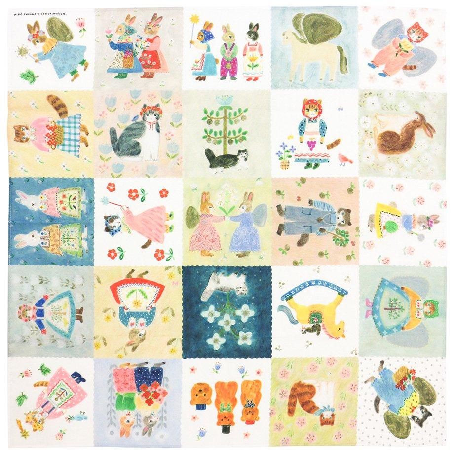 Cozyca x Aiko Fukawa Large Handkerchief - Every Day Is a New Day!