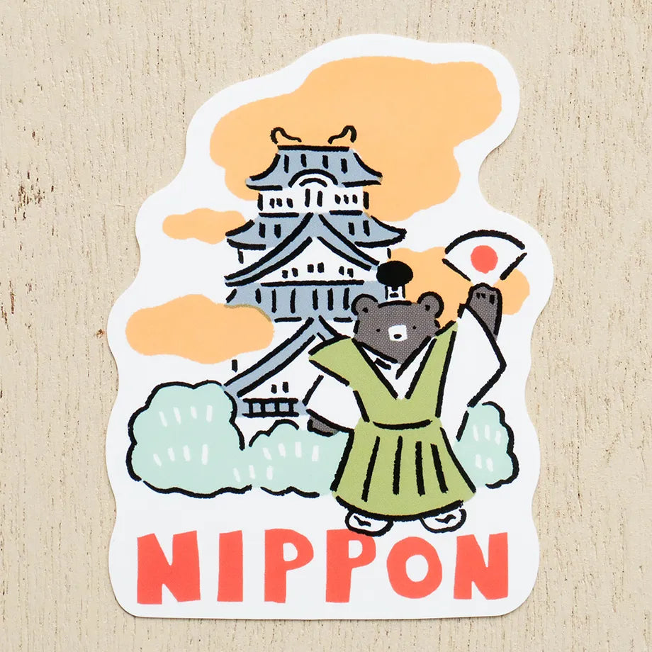 Cozyca x Masao Takahata Waterproof Sticker - Nippon