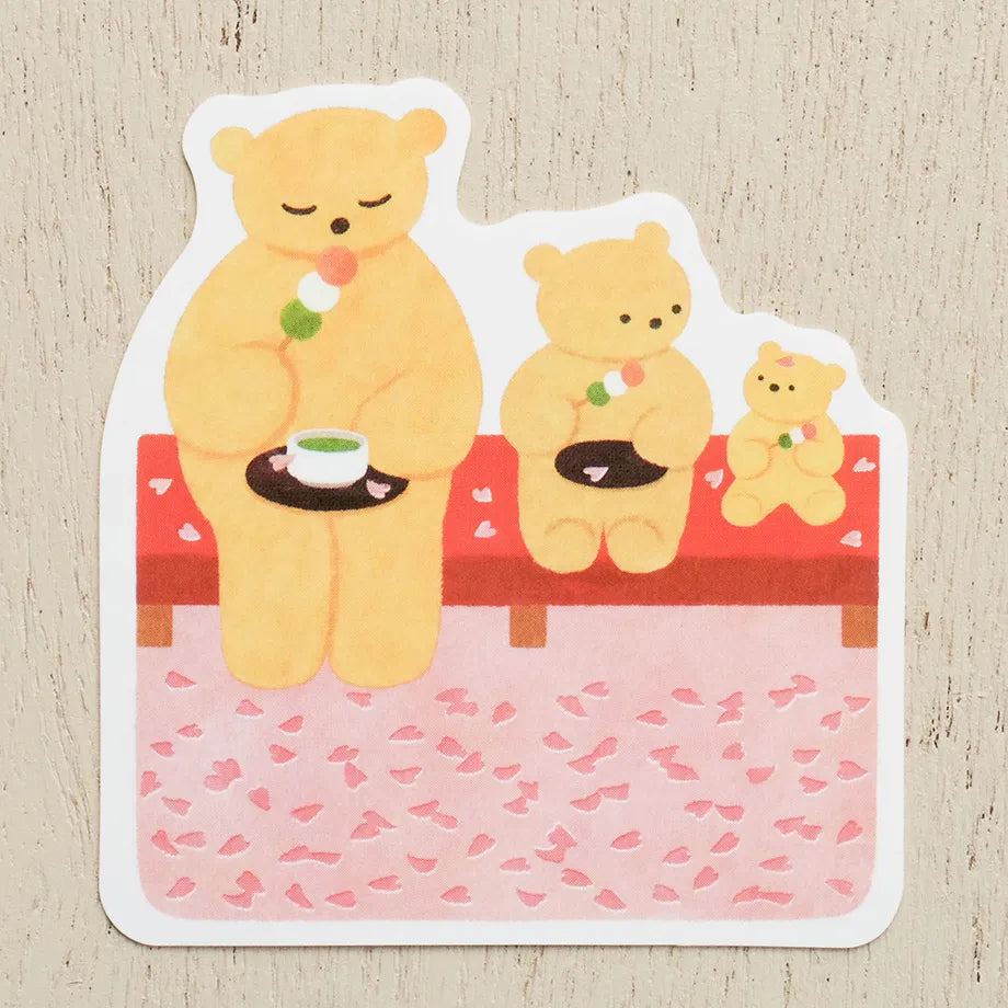 Cozyca x Mariko Fukuoka Waterproof Sticker - Hanami Dango