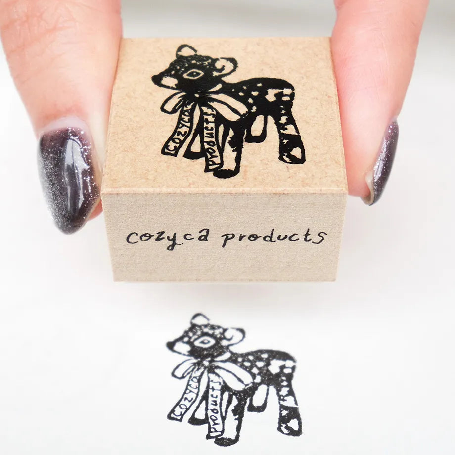 Cozyca Kojika-chan Wooden Rubber Stamp