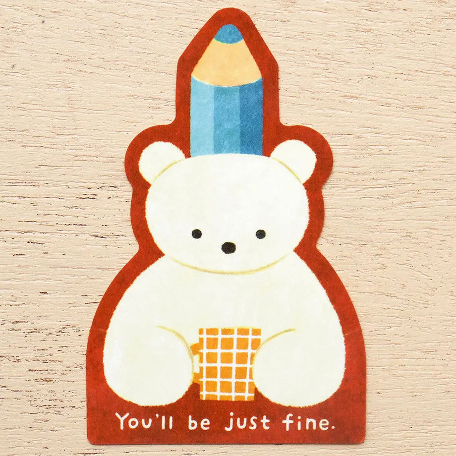 Cozyca x Mariko Fukuoka Waterproof Sticker - SHIROKUMA