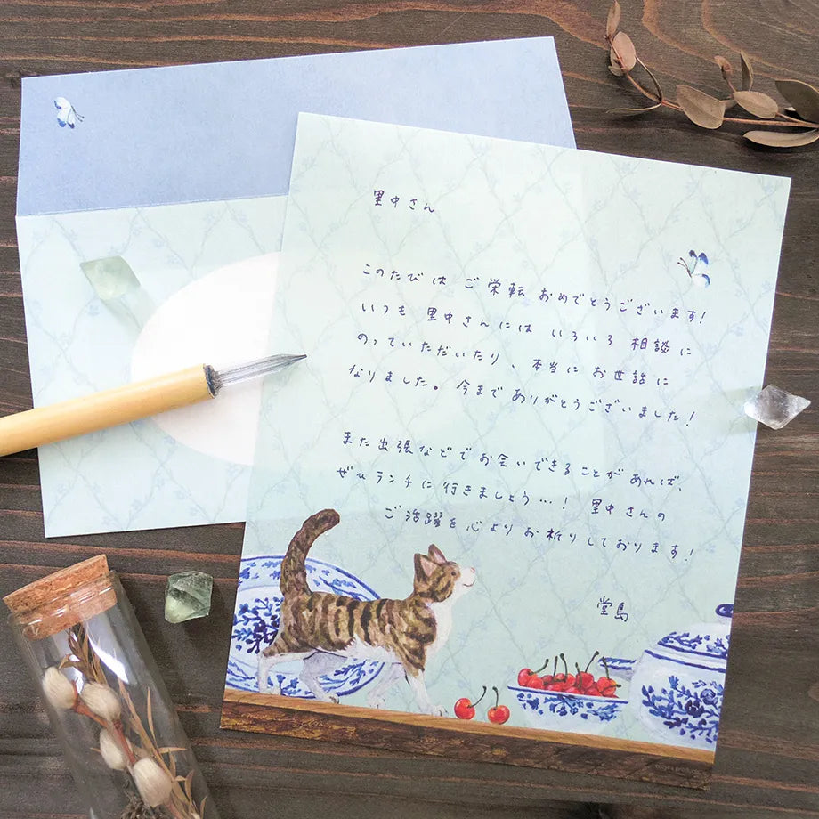 Cozyca x Midori Asano Letter Set - Kitten’s Life