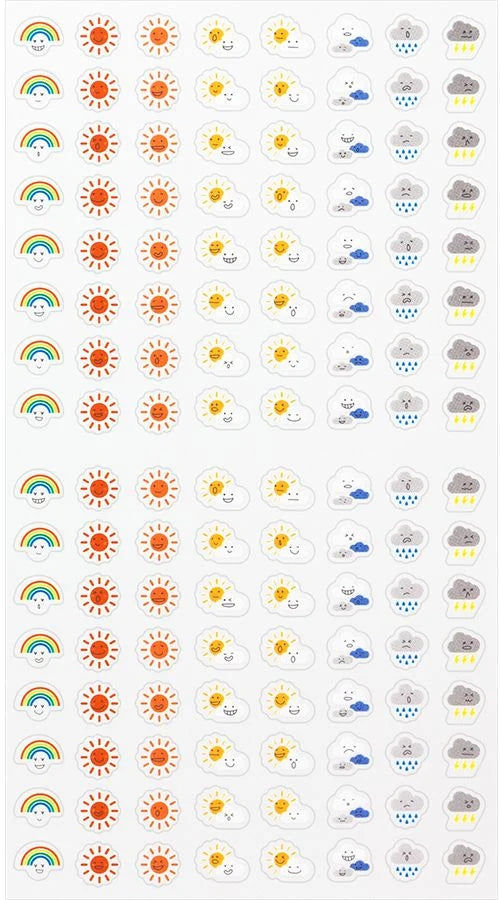 MIDORI Removable Stickers - Weather