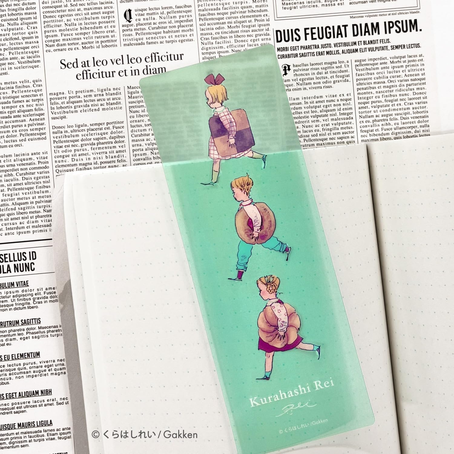 Kurahashi Rei Clear Bookmark (4 Options)