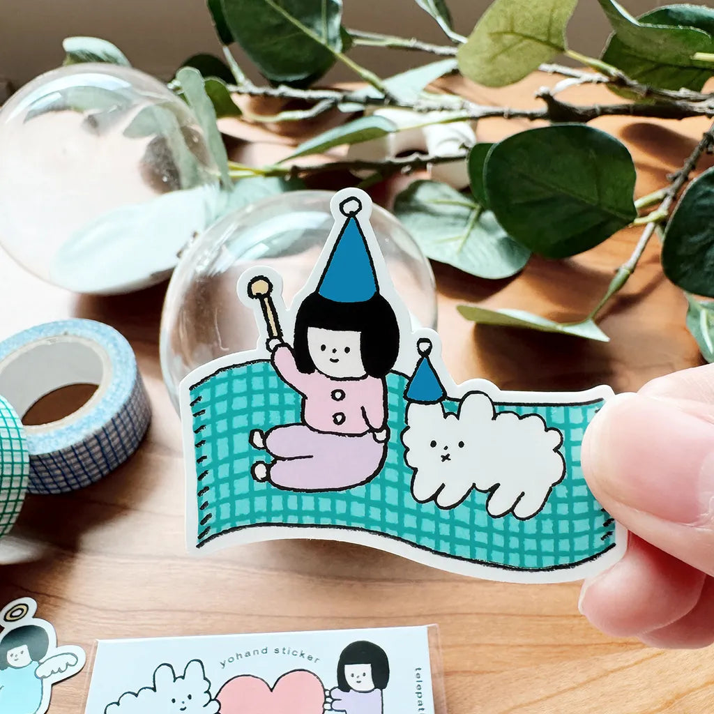 Yohand Studio Medium Wataerproof Sticker Set (5 Pcs) – Telepathy (4)