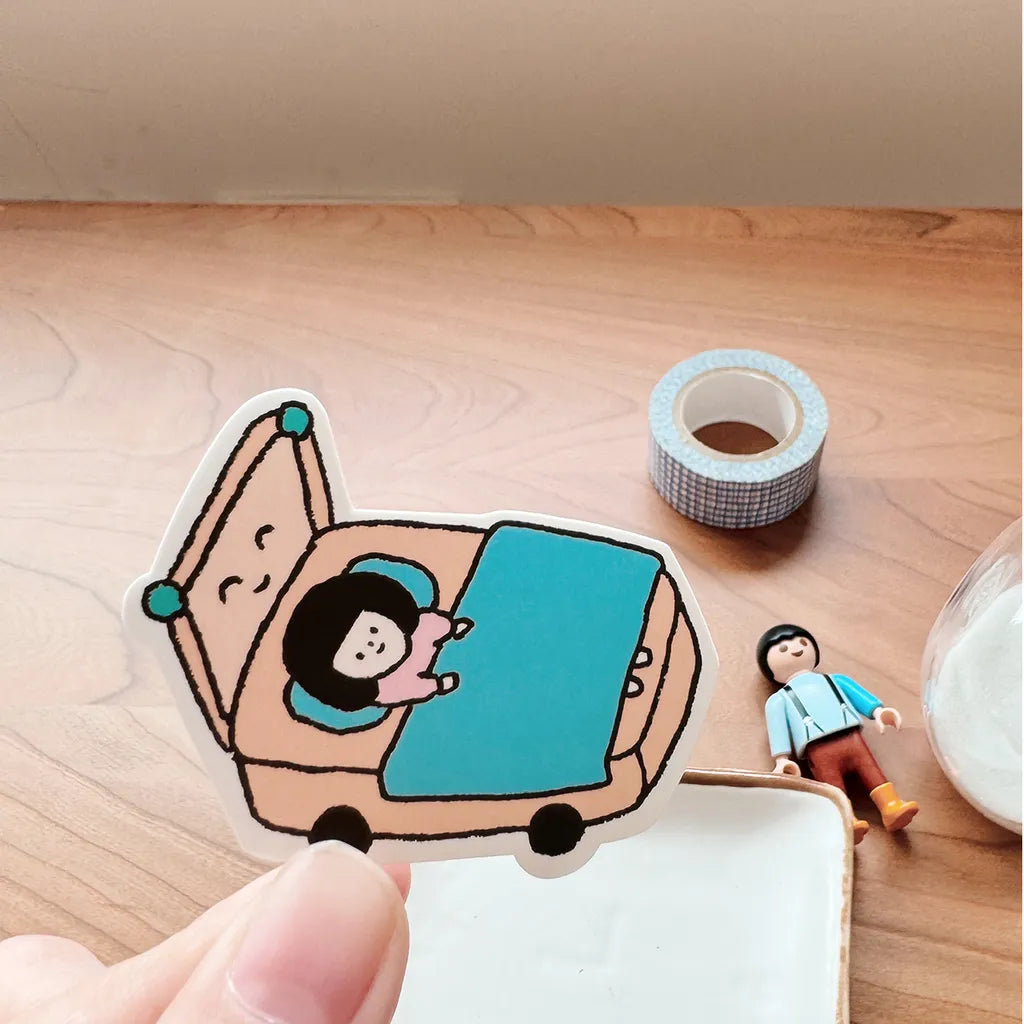 Yohand Studio Medium Wataerproof Sticker Set (5 Pcs) – Me Time (6)