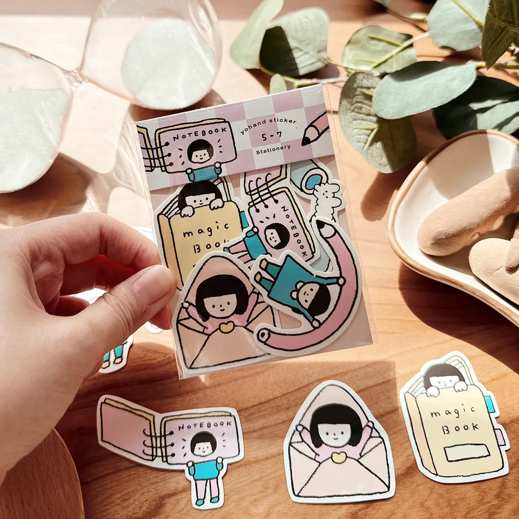 Yohand Studio Medium Wataerproof Sticker Set (5 Pcs) – Stationery (7)