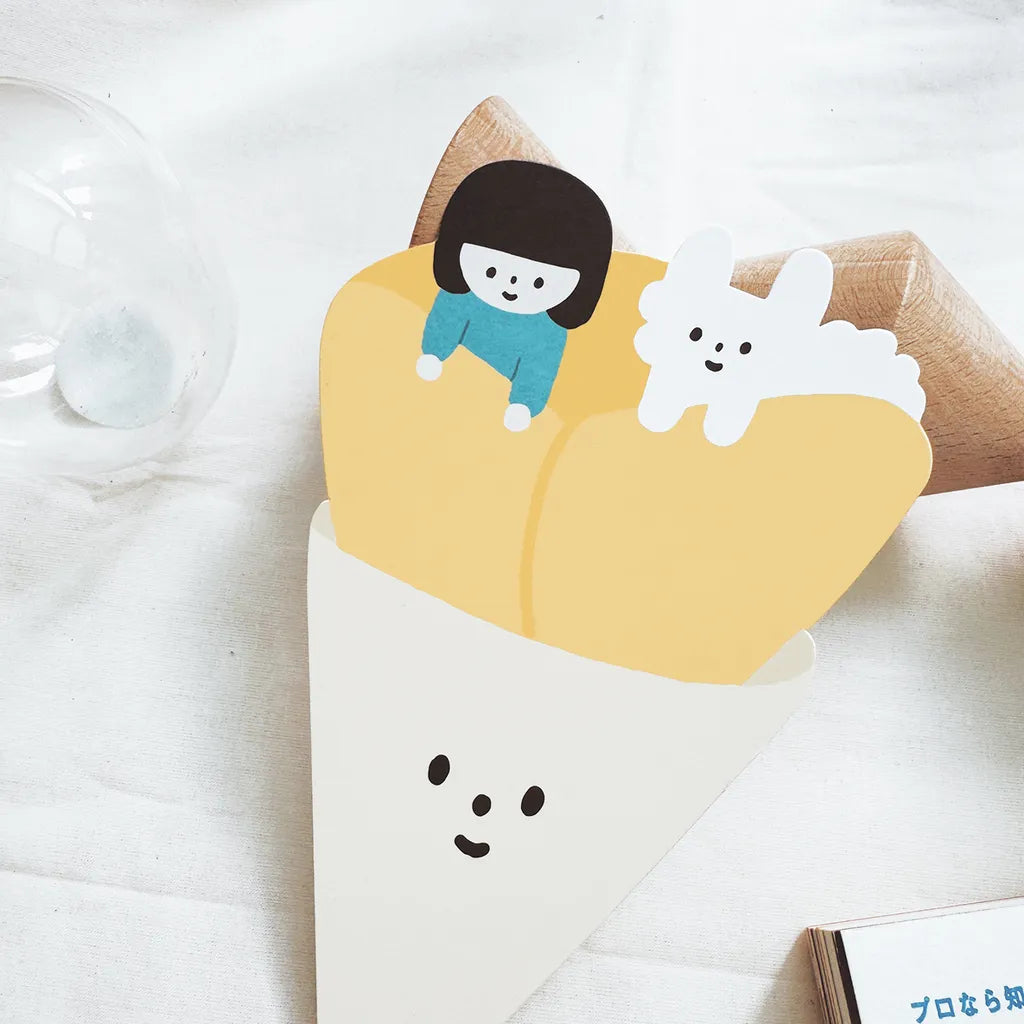 Yohand Studio Die-Cut Postcard – Crêpe