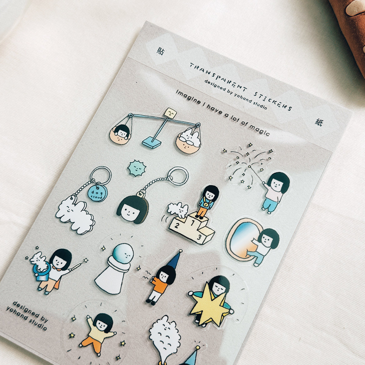 Yohand Studio Die-Cut Transparent Stickers - Magic