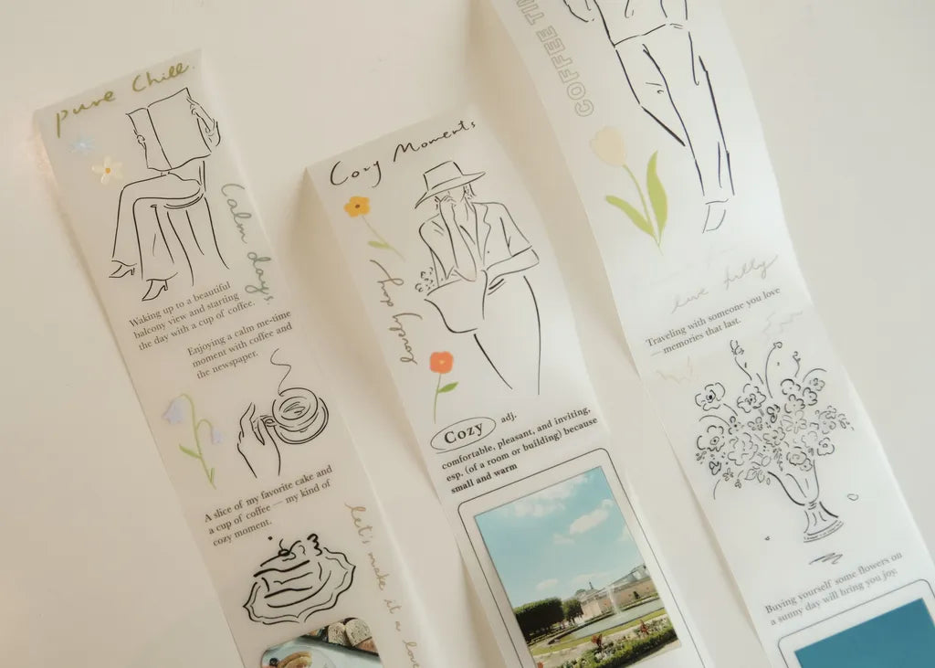 TOP Studio x Shuti Matte PET Tape – Cozy Moments (5 cm x 90 cm)