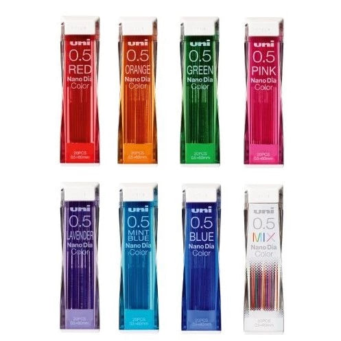 uni NanoDia Color Erasable Lead 0.5 mm