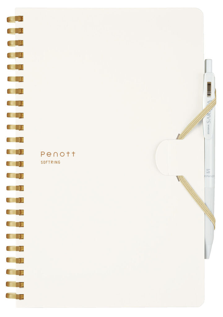 KOKUYO Penott Soft Ring Notebook (Slim A5 Grid Pages)