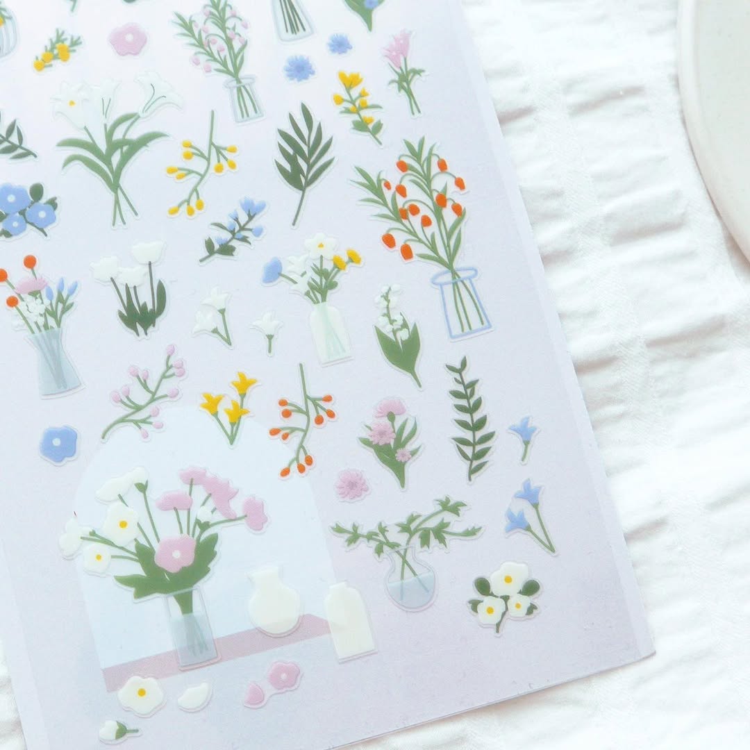 Suatelier Daily Deco Stickers - 1124 Fleur