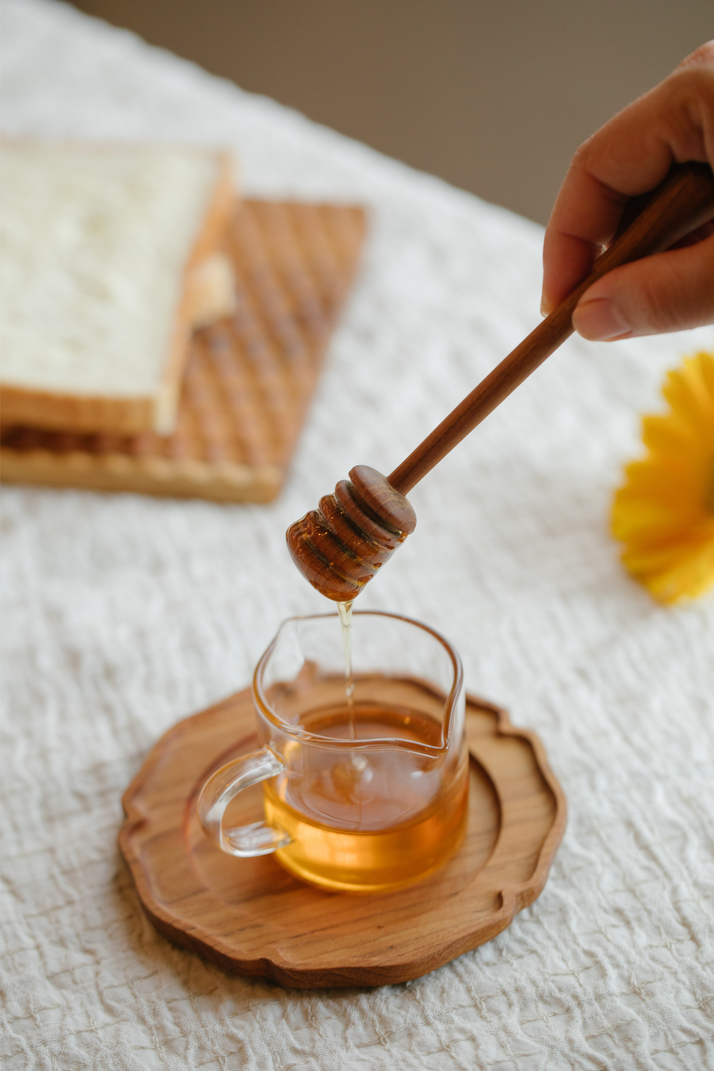 Wooden Honey Dipper