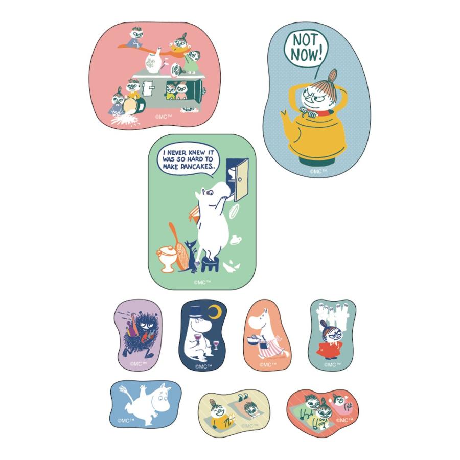 Moomin Washi Flake Stickers (40 pcs) - Little My