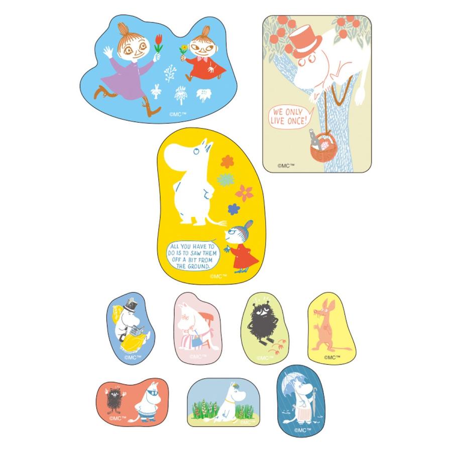 Moomin Washi Flake Stickers (40 pcs) - Up on the Tree