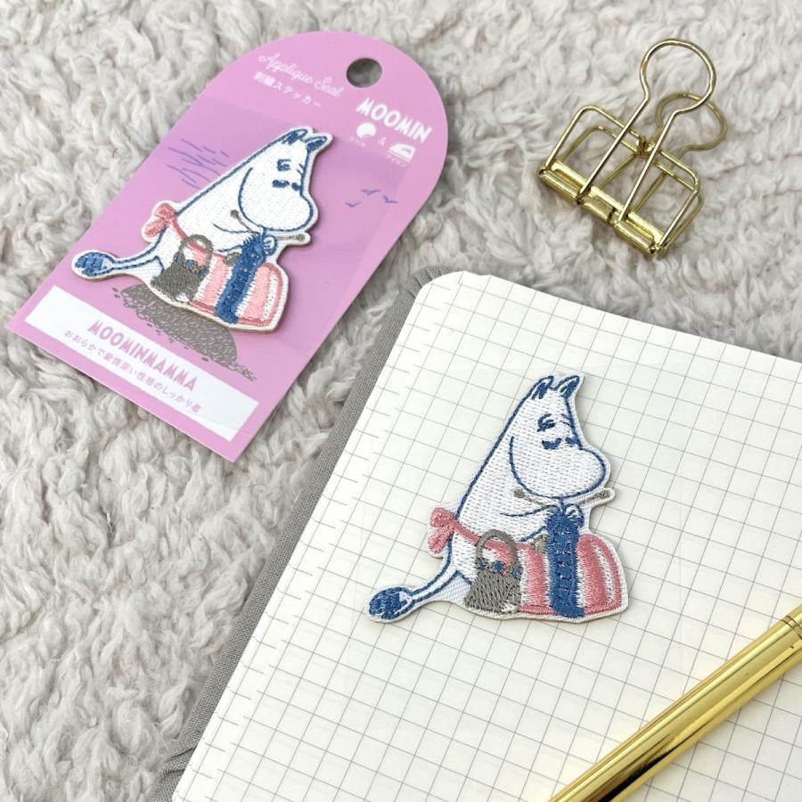 Moomin 2-Way Embroidered Patch (Sticker & Iron-on) - Moominmama