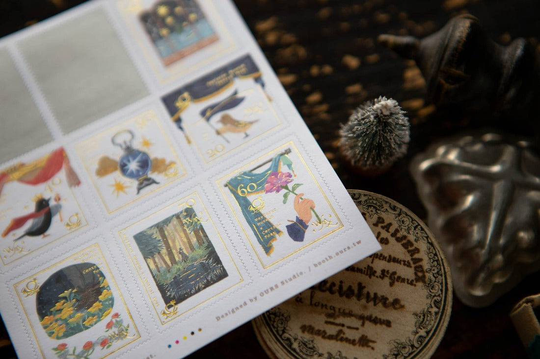 OURS Foil Stamp Stickers (2 Sheets) - Wayfarer 2