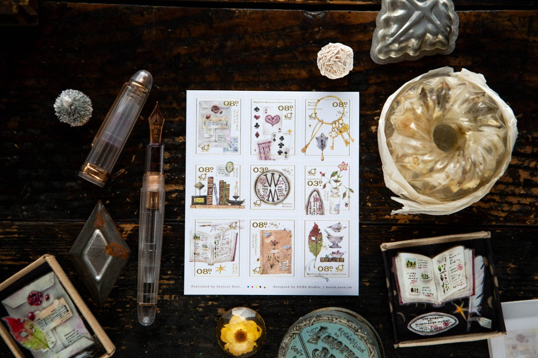 OURS Foil Stamp Stickers (2 Sheets) - Desk of Botanist