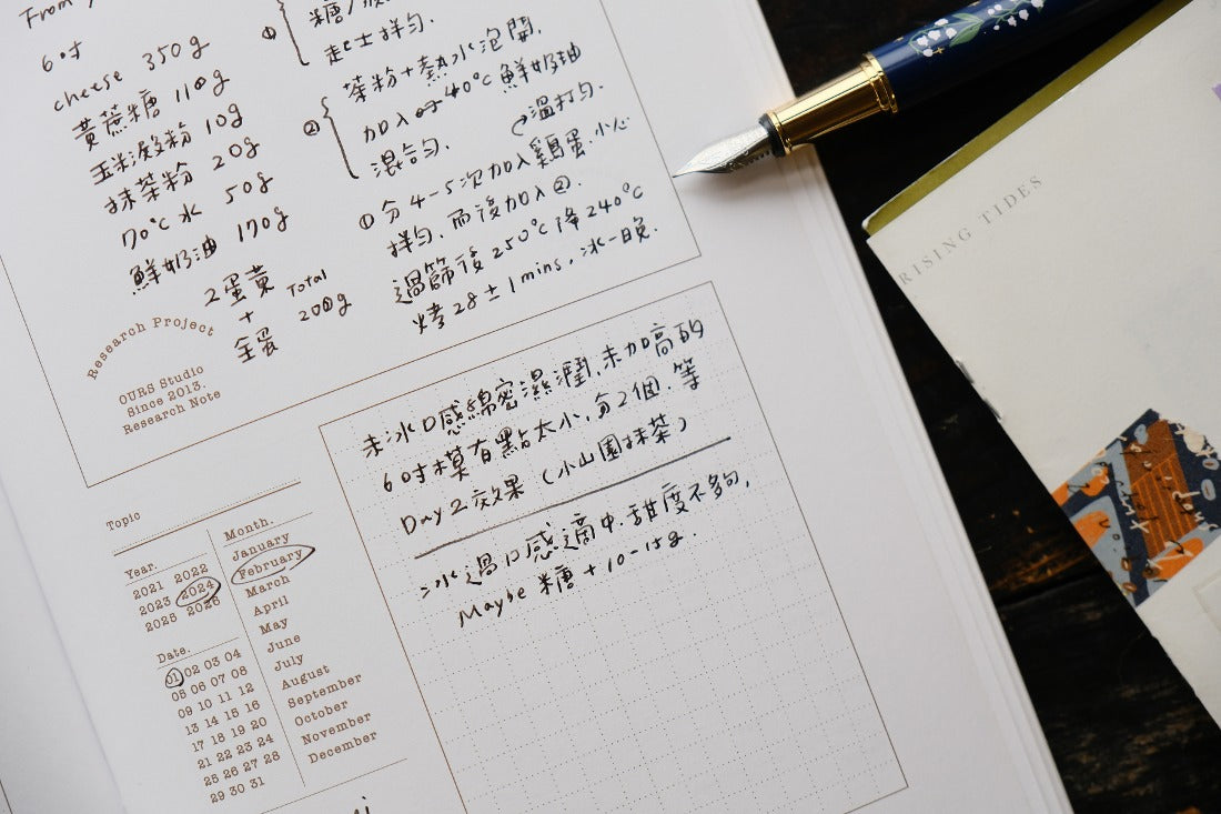 OURS "Research Notes" Notebook (A5)