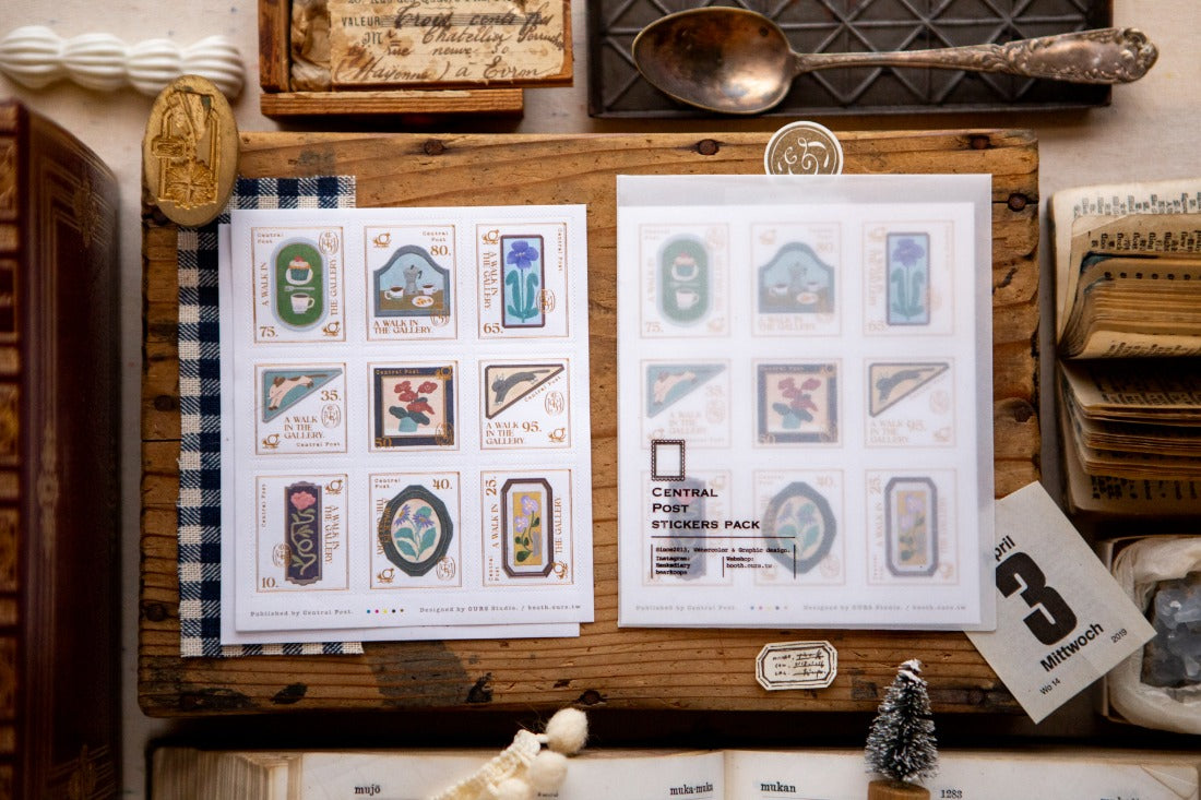 OURS Foil Stamp Stickers (2 Sheets) - The Gallery