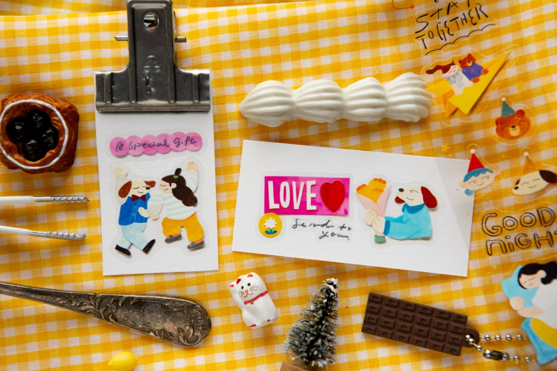 OURS Kiss-Cut PET Tape Stickers - For a Special Day (4 cm x 5 m)
