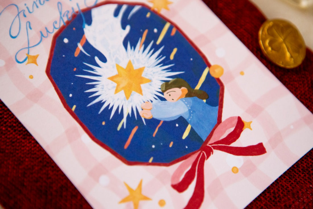 OURS Lucky Star Postcard - Wish
