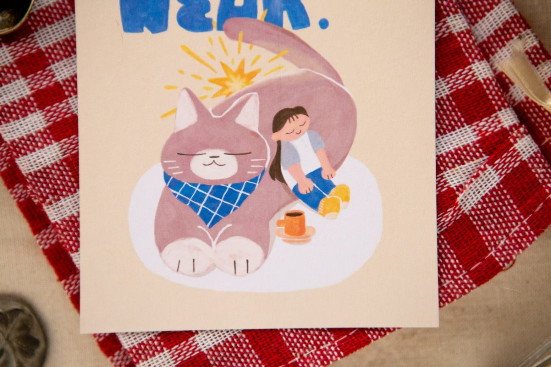 OURS Lucky Star Postcard - Little Break