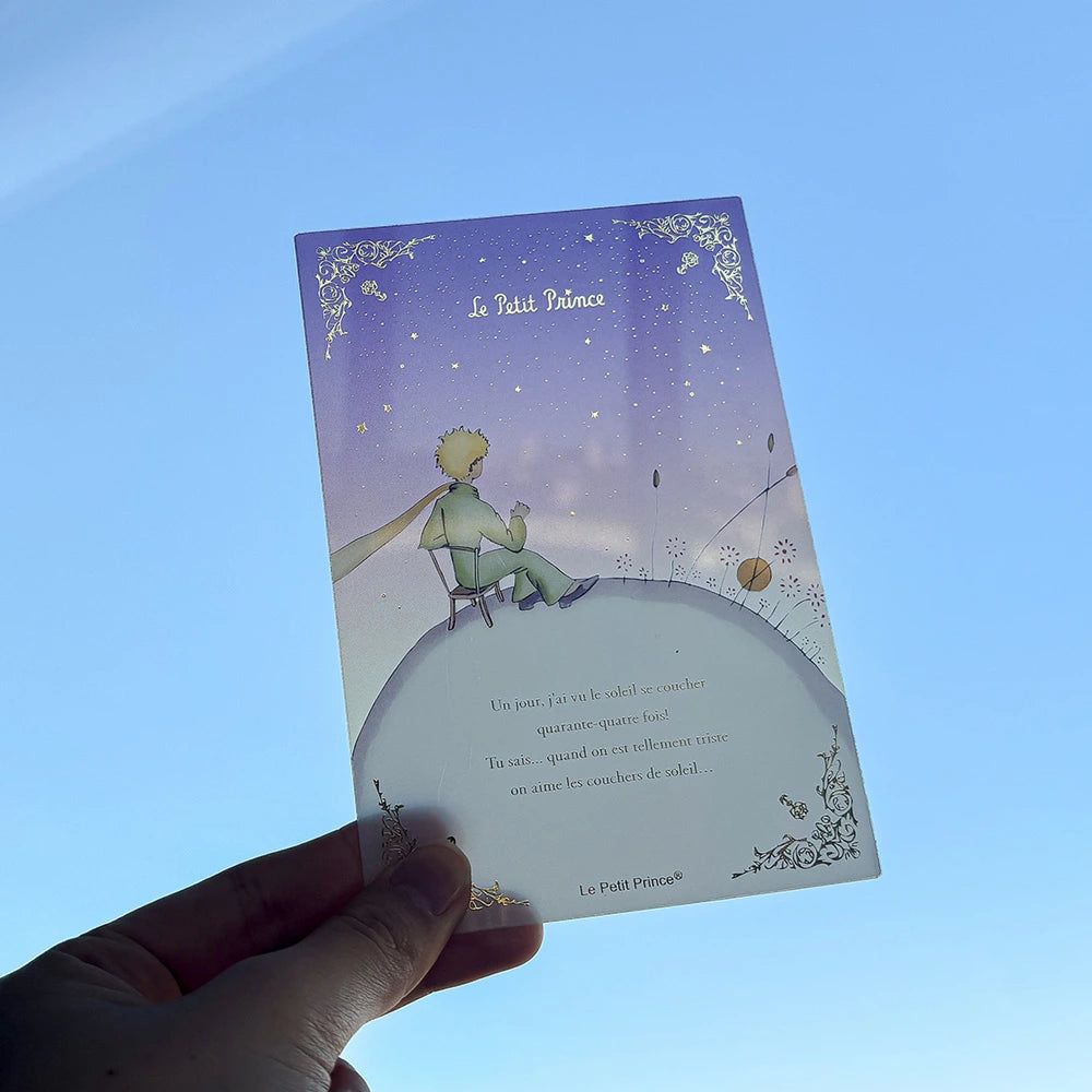 ROKKAKU The Little Prince Clear Card - Sunset