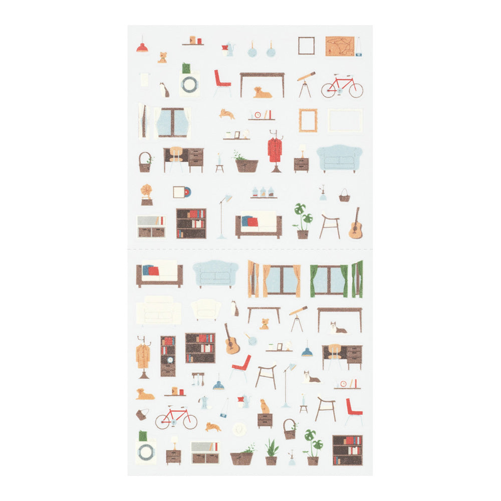 MIDORI Removable Stickers - Interior