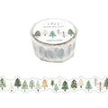 Mind Wave Die-cut Washi Tape - Forest (1.8 cm x 5 m)