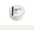 Mind Wave Washi Tape - Hand-drawn Check 12 (1.5 cm x 5 m)