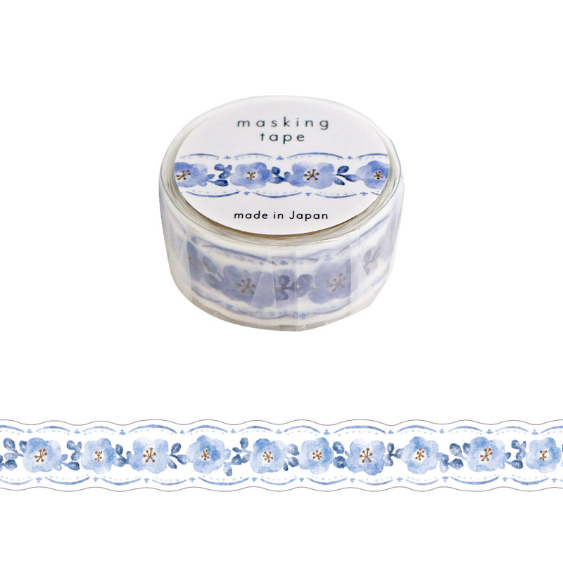 Mind Wave Die-cut Washi Tape - Flower (1.8 cm x 5 m)