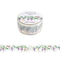 Mind Wave Die-cut Washi Tape - Grape (1.8 cm x 5 m)