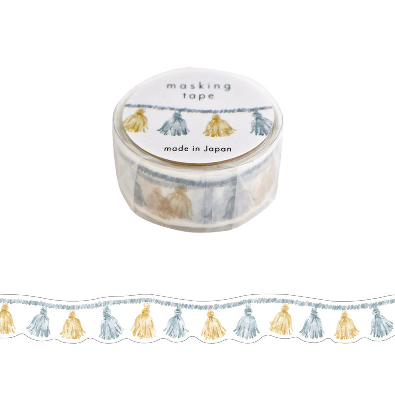 Mind Wave Die-cut Washi Tape- Tassel (1.8 cm x 5 m)