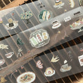 Breezy Studio Kiss-Cut PET Tape Stickers – Kissaten (3.5 cm x 100 cm)