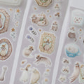 Loi Design Kiss-Cut Gold Foil PET Tape Stickers – Forest Witch & Cats (5 cm x 90 cm)