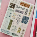 PION Washi Sticker Sheet – Cloth