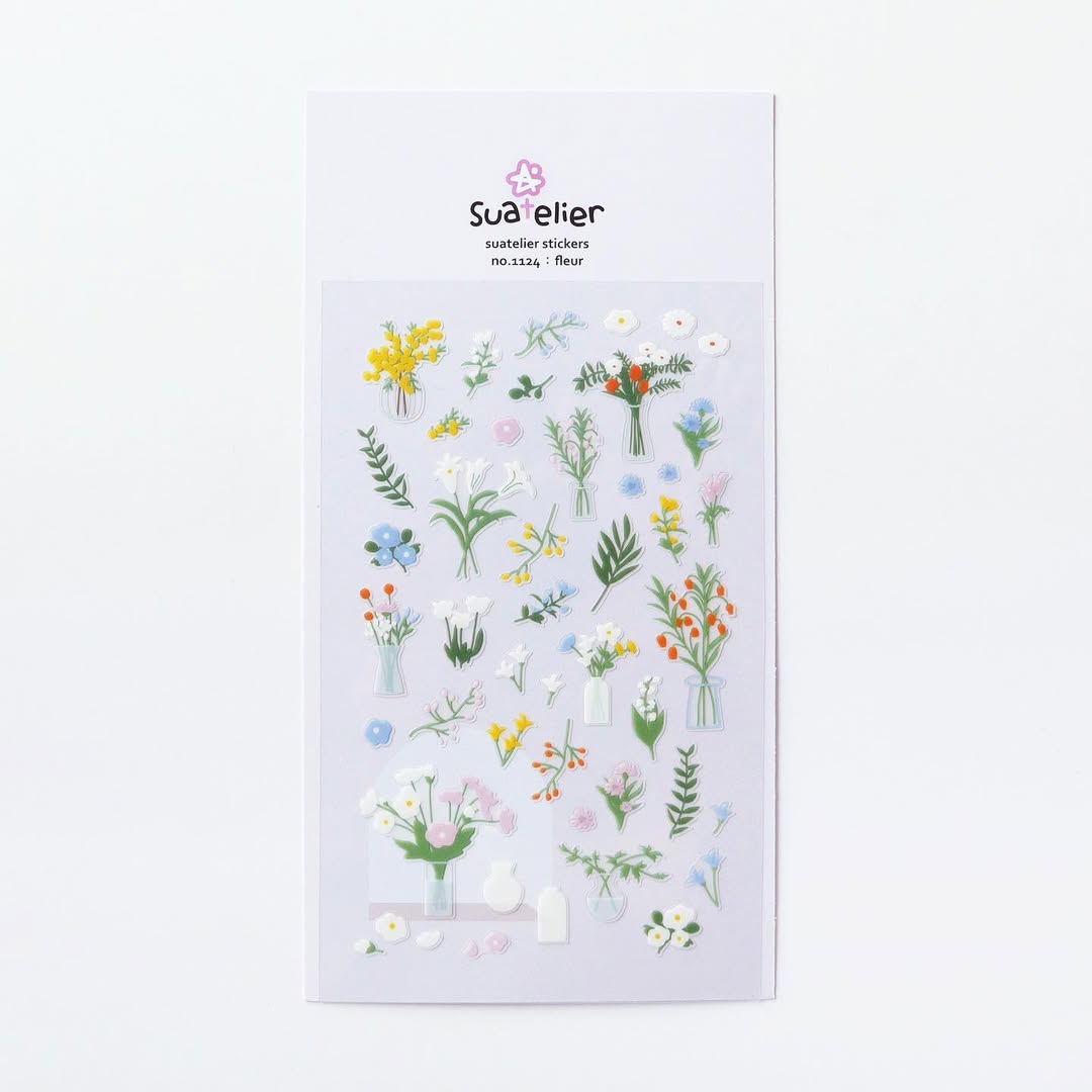 Suatelier Daily Deco Stickers - 1124 Fleur