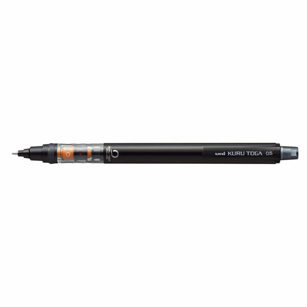 uni Kuru Toga Pipe Slide Mechanical Pencil (0.5 mm) - Black