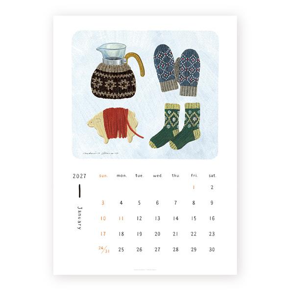 Cozyca x Midori Asano 2027 Loose-Leaf Calendar (A4)