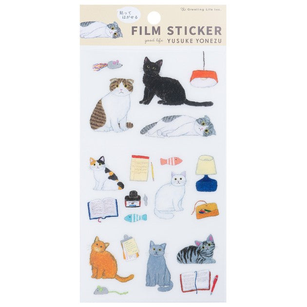 Greating Life Yusuke Yonezu Removable Film Sticker - Cat