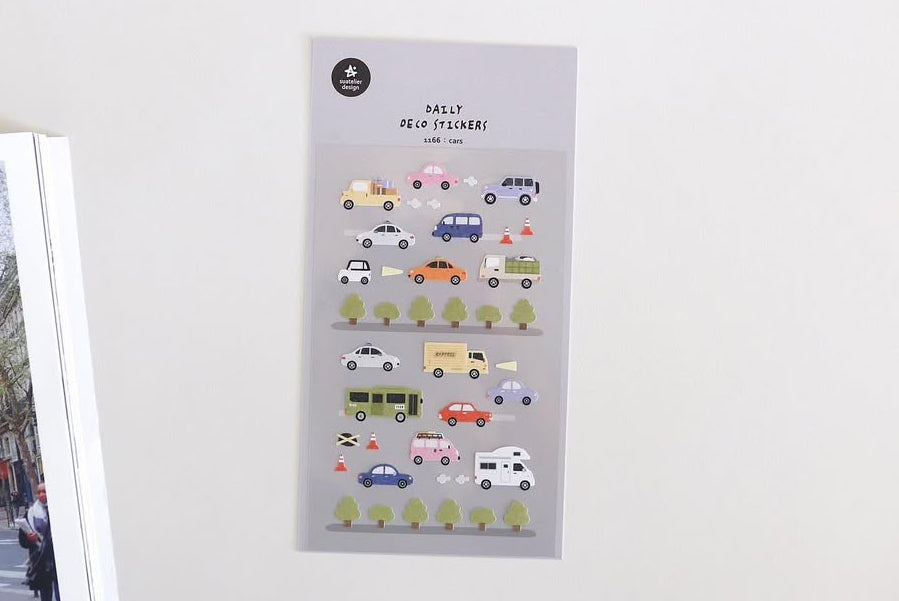 Suatelier Daily Deco Stickers - 1166 Cars